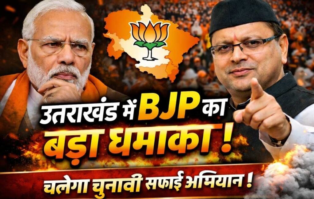 BJP Uttarakhand :- उत्तराखंड BJP में मचेगा बड़ा उलटफेर, 2027 विधानसभा चुनाव से पहले चलेगा चुनावी सफाई अभियान !