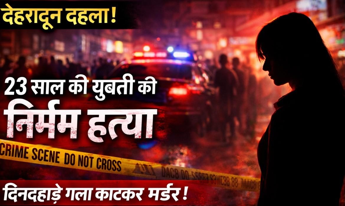 23 Year Old Woman Was Murdered :- देहरादून में दिल दहलाने वाली घटना, दिन दहाड़े 23 वर्षीय युवती का गला काटकर हत्या !