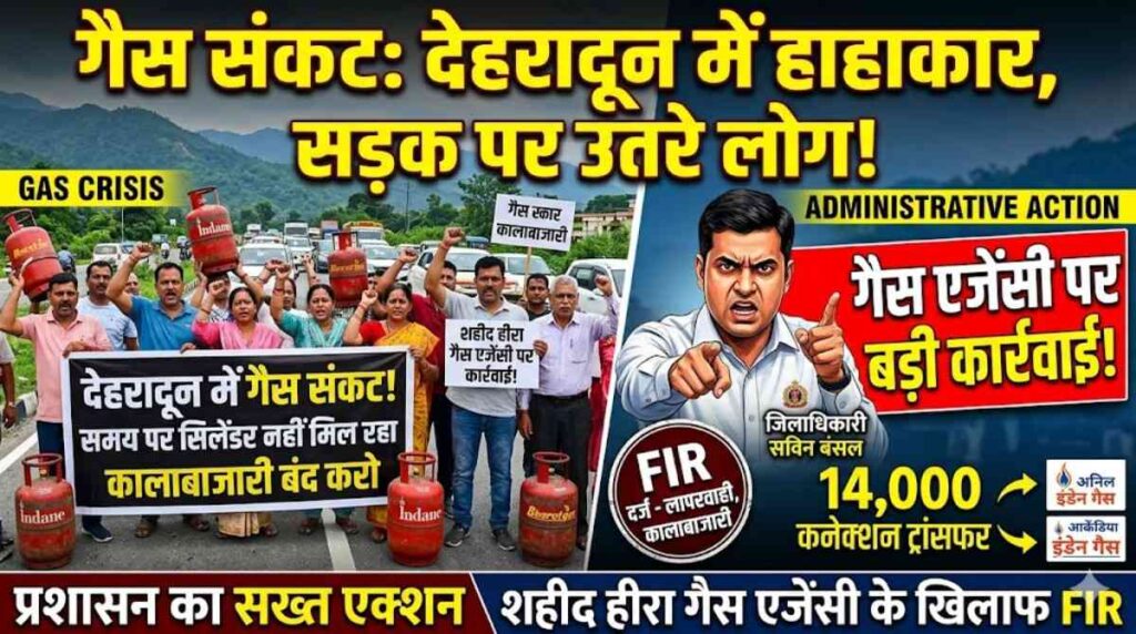 Gas Crisis Dehradun :- हीरा गैस एजेंसी पर बड़ा एक्शन, भारी अनियमितताओं पर दूसरा केस, 14 हजार कनेक्शन होंगे ट्रांसफर !