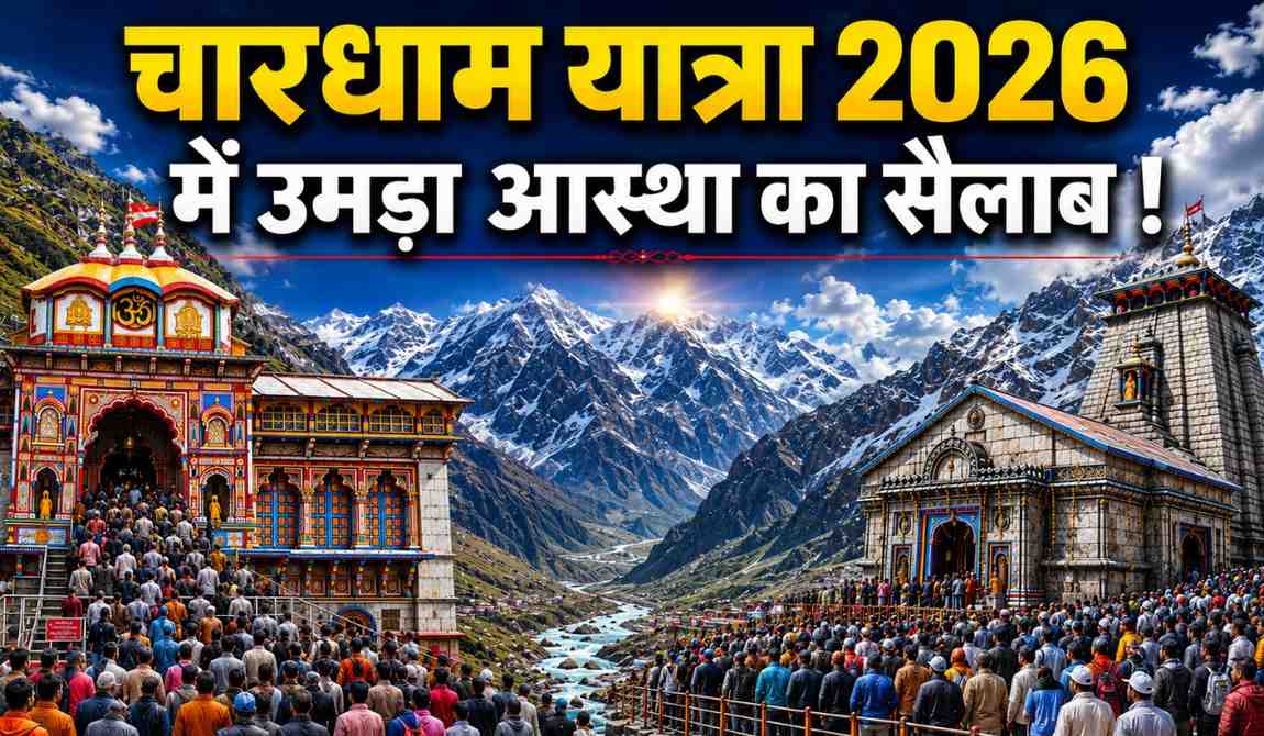 Chardham Yatra 2026 :- बदरीनाथ और केदारनाथ धाम में उमड़ी श्रद्धा की लहर, 19 लाख से भी ज्यादा श्रद्धालु पहुंचे अब तक !