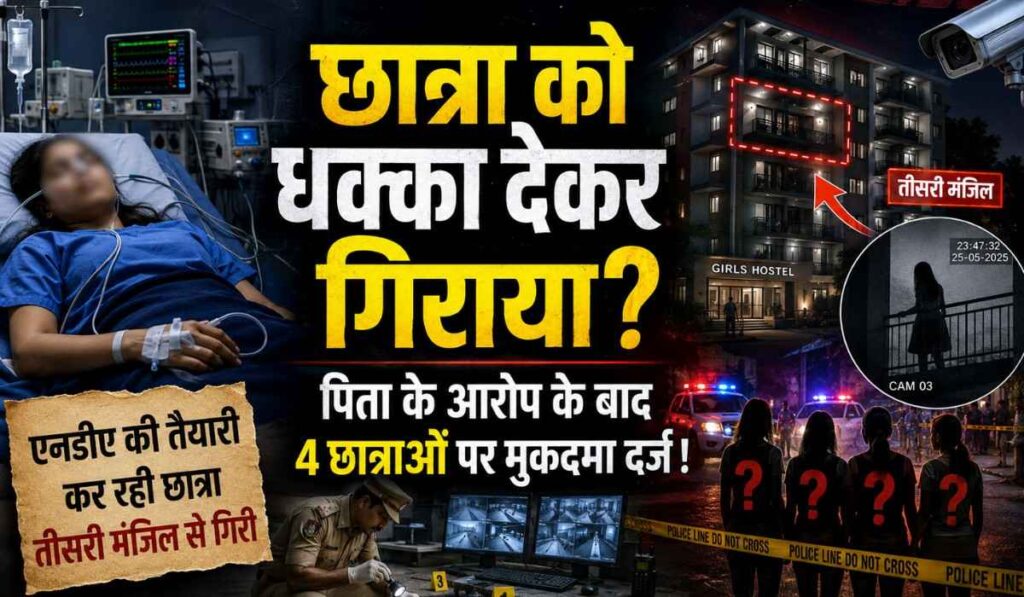 Dehradun NDA Student Fall Case :- NDA छात्रा के गिरने के मामले में बड़ा मोड़, पिता के आरोप के बाद 4 छात्राओं पर मुकदमा दर्ज !