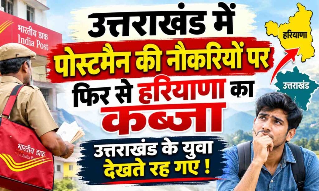 Uttarakhand GDS Recruitment Result :- उत्तराखंड में पोस्टमैन की नौकरियों पर फिर से हरियाणा का कब्जा, उत्तराखंड के युवा देखते रह गए !