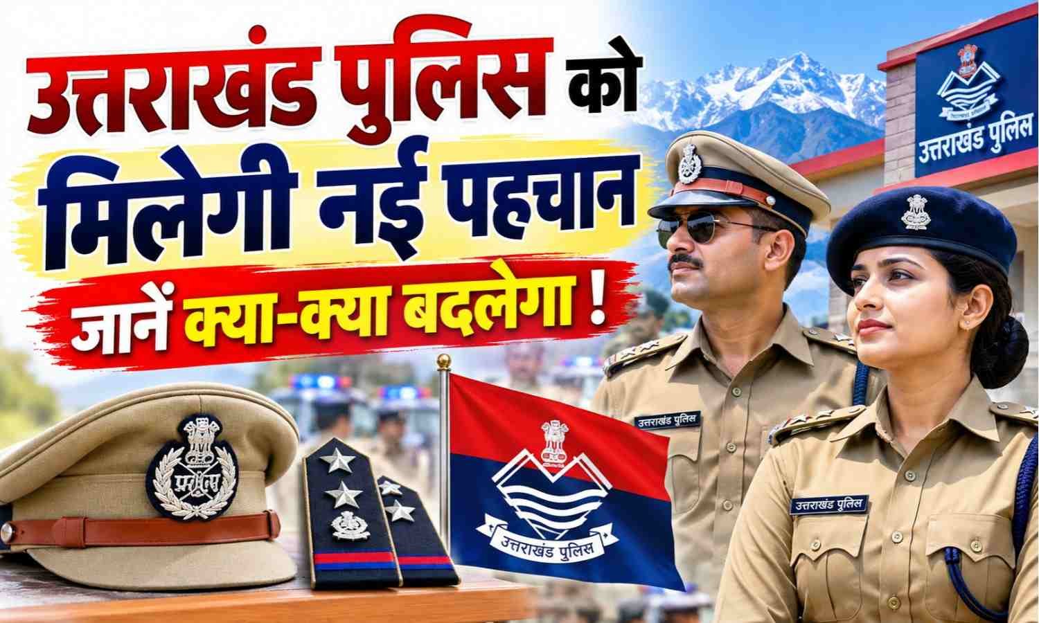 Uttarakhand Police Uniform Change :- उत्तराखंड पुलिस को मिलेगी नई पहचान जानें क्या-क्या बदलेगा !